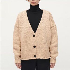 Babaa no. 57 Cardigan in Rose (100% eco wool)